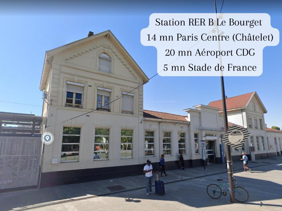 Disponible - Appartement Entier - 10Mn Rer B Aeroport Cdg - Paris Gare Du Nord, T11 Express, Le Bourget, Tout Equipe, Netflix Gratuit, 3 Personnes, 4Eme Etage, Escaliers, Parc Des Expositions, Parking Rue Gratuit Apres 19H Drancy Ngoại thất bức ảnh